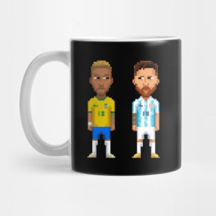 Neymar x messi 8bit Mug